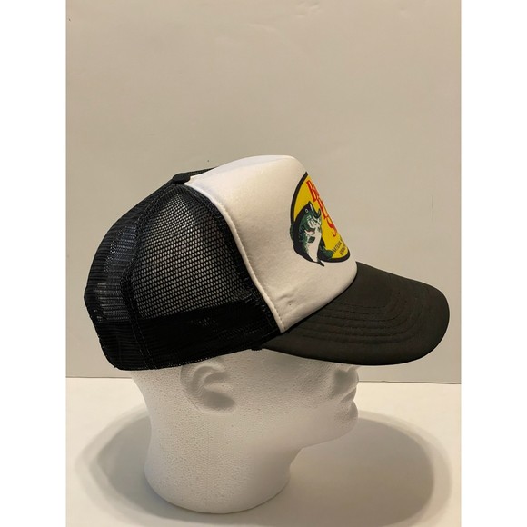 Vintage 1980s Bass Pro Shops Trucker Hat Snapback Cap Foam Mesh Fishing - Picture 3 of 6
